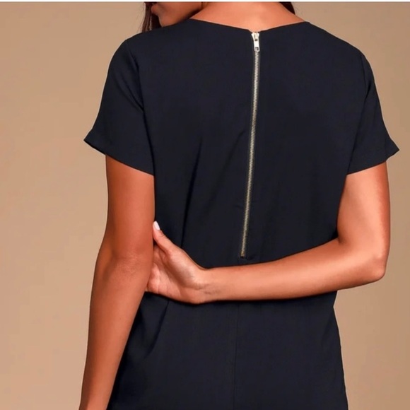 Lulus Black Shift Dress - NWT - Never Worn Size Large - Black Cocktail Dress - Picture 2 of 3